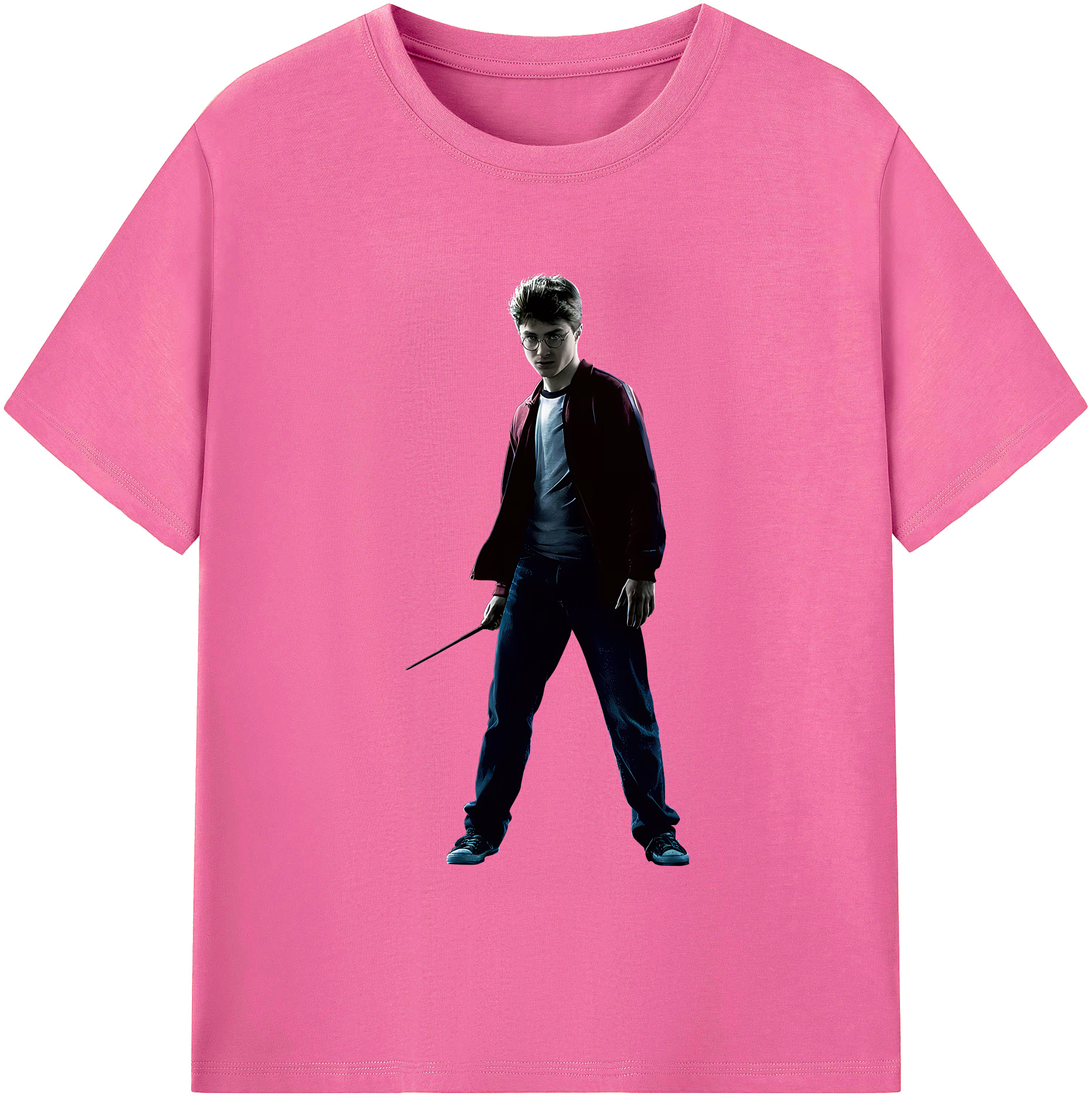 （画像用） Harry Potter ハリー・ポッターシリーズ レディースカジュアルプリントTシャツ（綿100％）